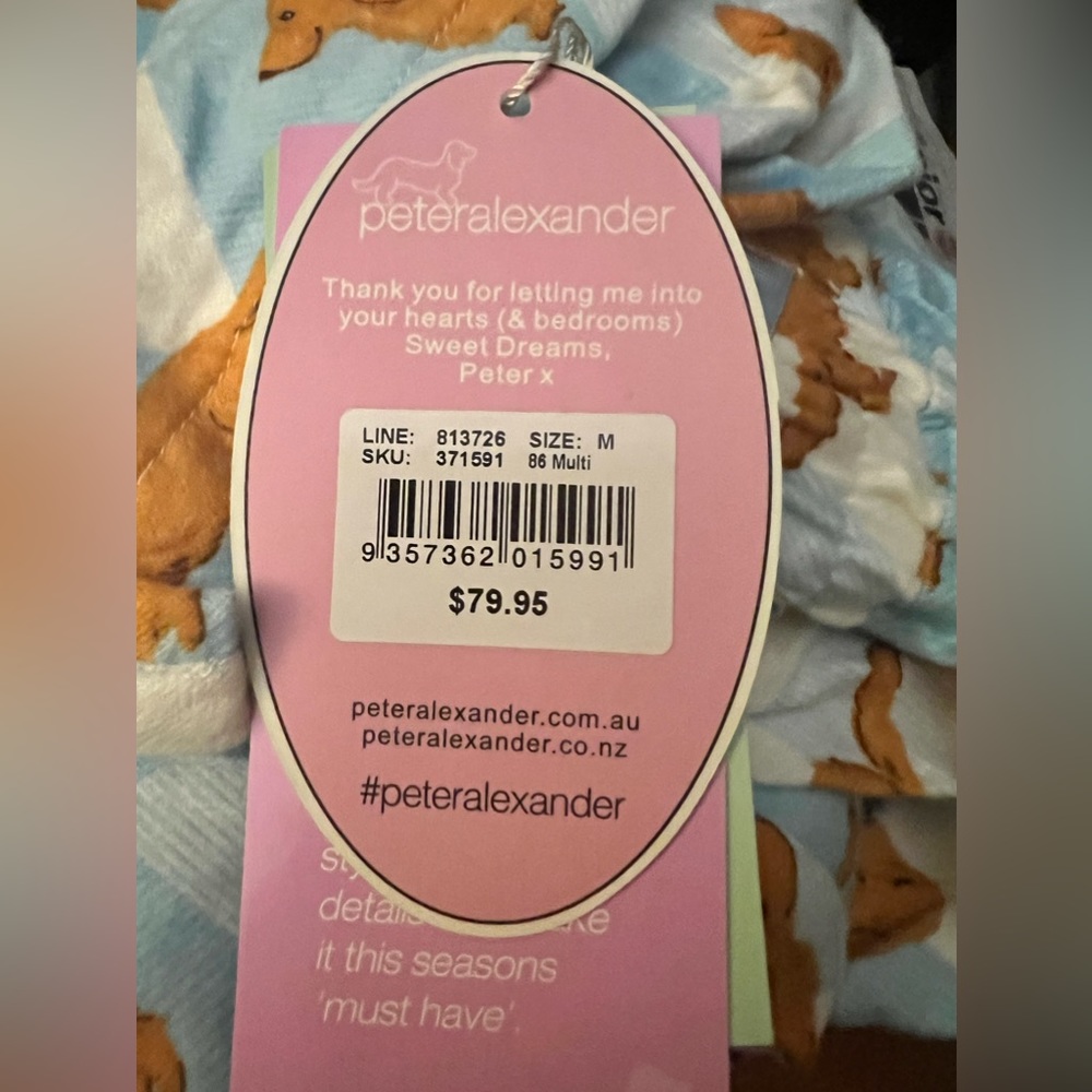 🎇💥 HOST PICK 💥🎇 🗳️🐕 Peter Alexander Penny PJ Pants 🐕🗳️ Size M RRP $80 - Picture 3 of 8